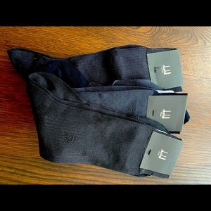 Brand new mens designer socks. Brand new with tags. No smell. 3 pairs.